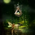 Solar Garden Stake Lights Metal Angel Solar Warm White LEDs Stake Light Memorial