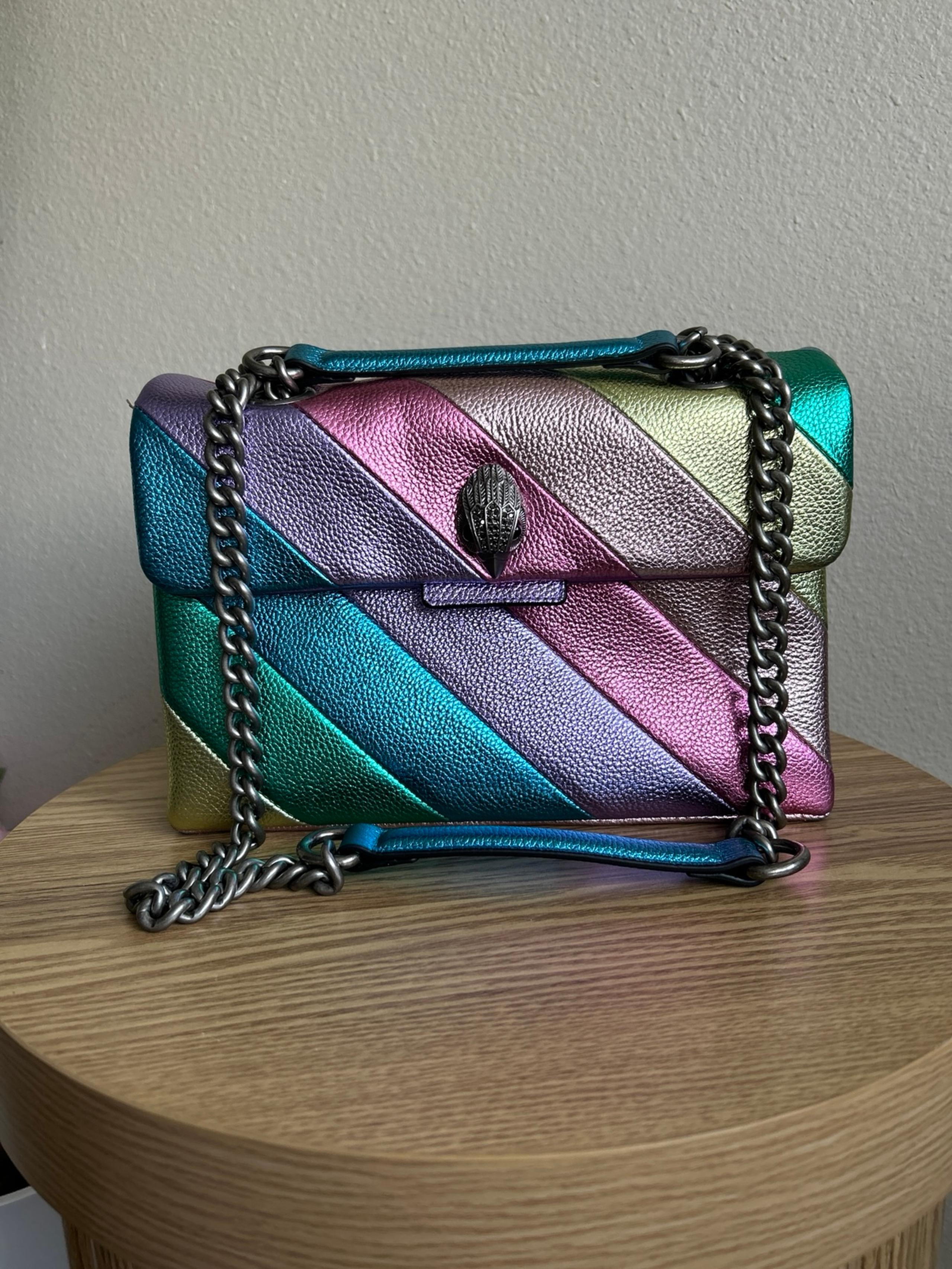 Medium Kensington Pastel Rainbow Shoulder Bag - Kurt Geiger