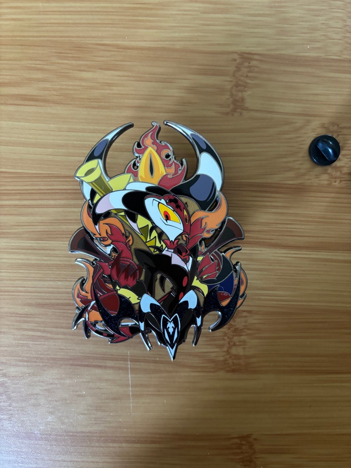 Hunterflowerpin Hazbin Hotel Blitz BN Pin
