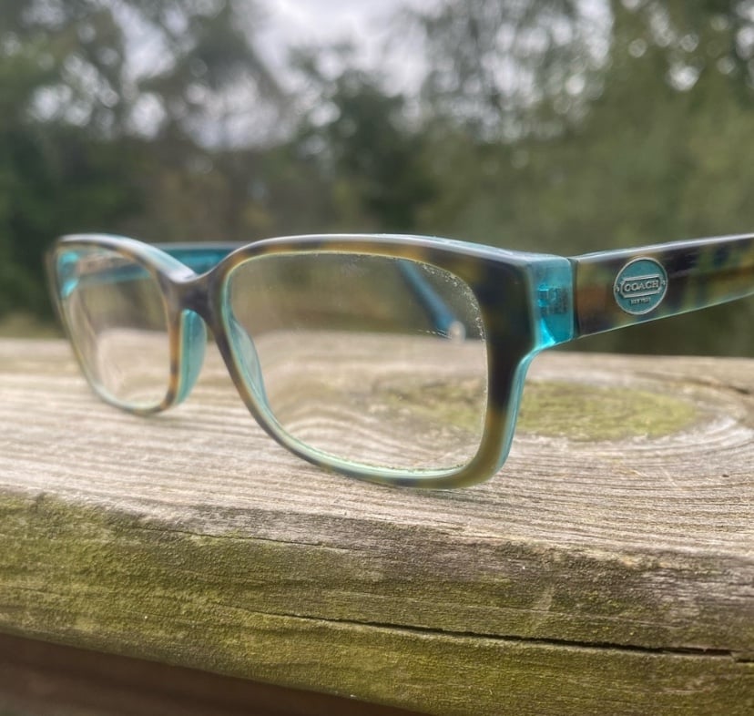 Coach Brooklyn Glasses frames HC6040 52[]16 135 dark tortoise teal