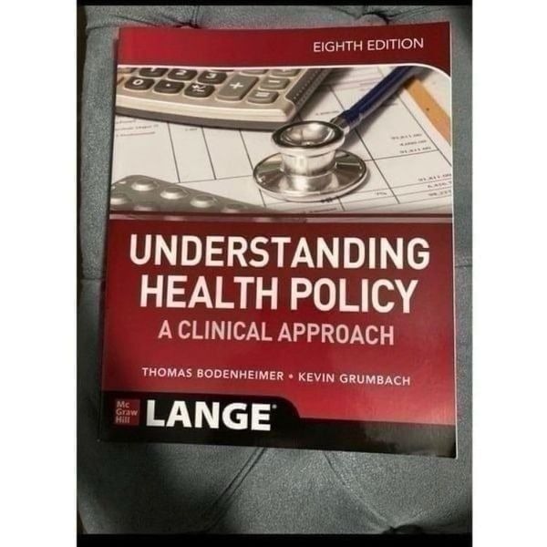 Understanding Health Policy eighth edition text book