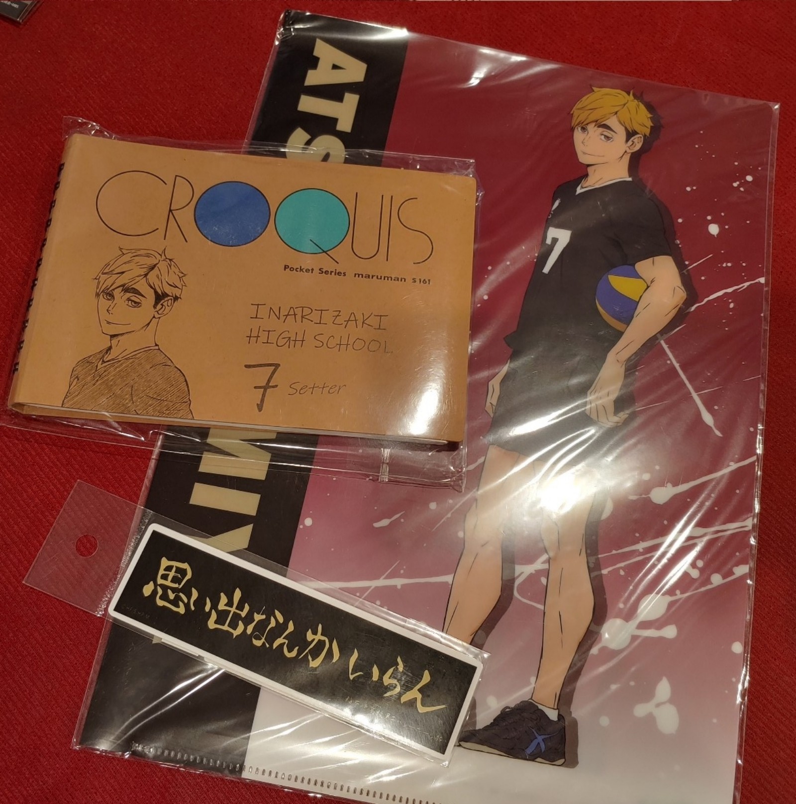 Haikyuu!! Inarizaki Miya Twins Paper Goods / Stationary Lot