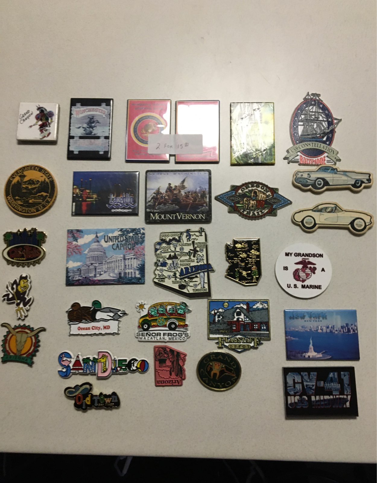 Magnets lot of 27 Multiple United States