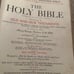 Vintage 1924 leather cover Old & New Testament Holy Bible Red Letter ed. Hertel