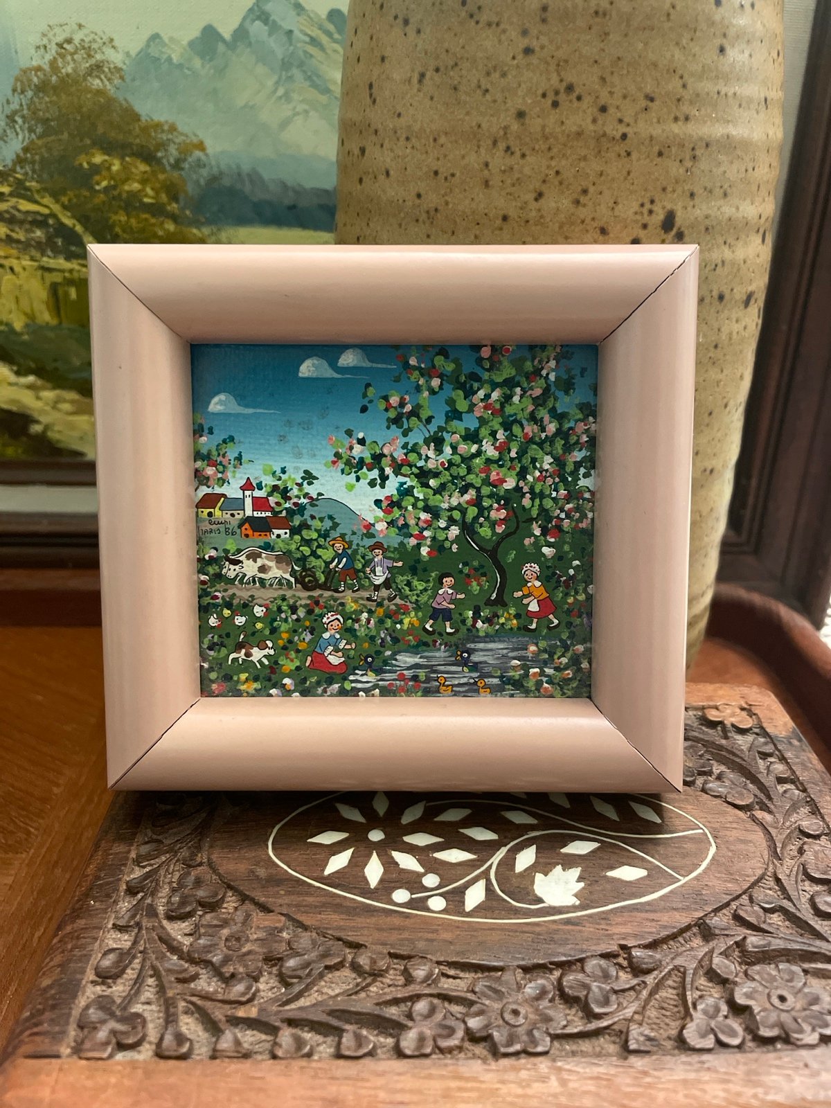 Vintage Framed Maurice Empi Original Oil Painting