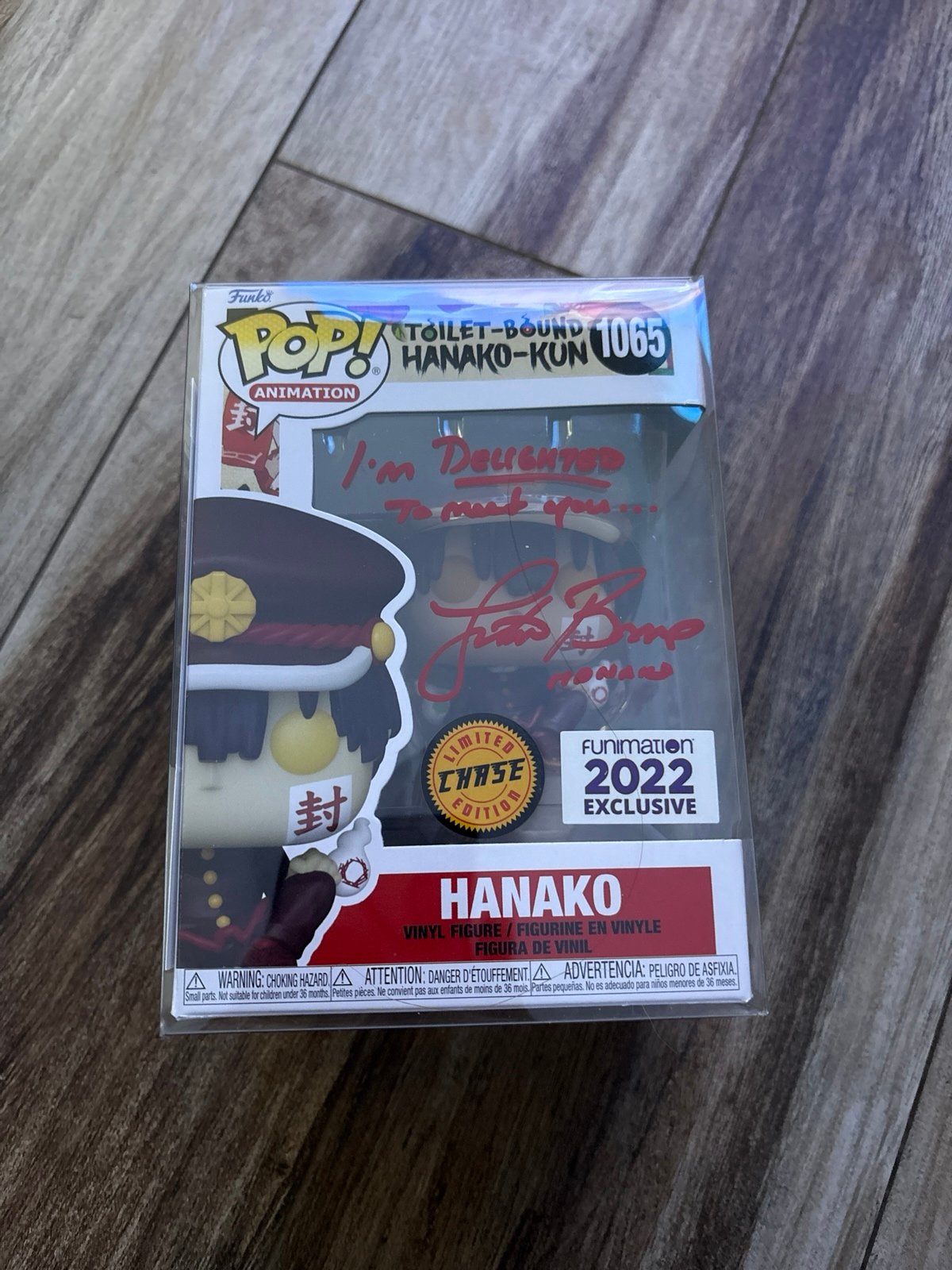 Toilet-Bound Hanako-Kun | Kanako Chase #1065 Funko Pop Signed by Justin Briner