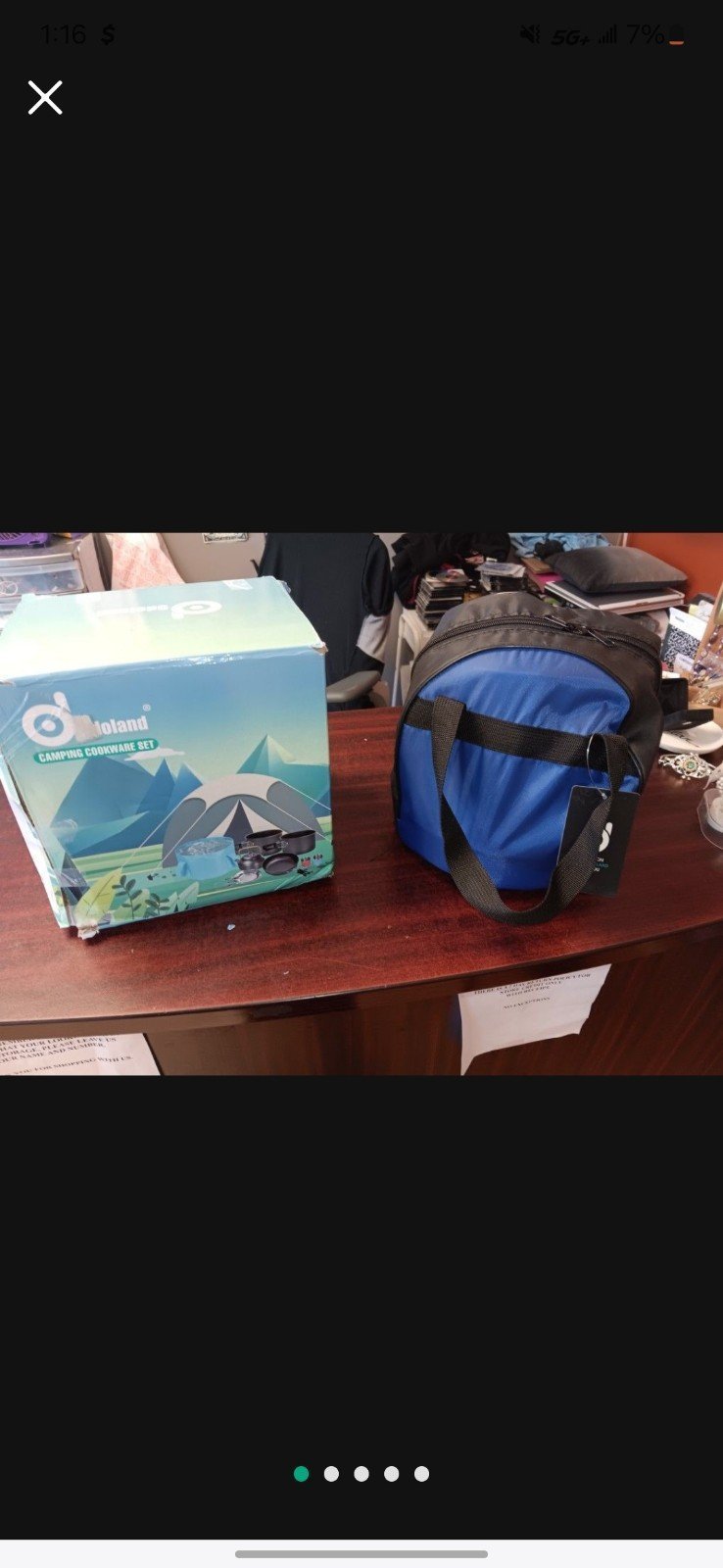 2 Brand New Odoland Camping Cookware Set