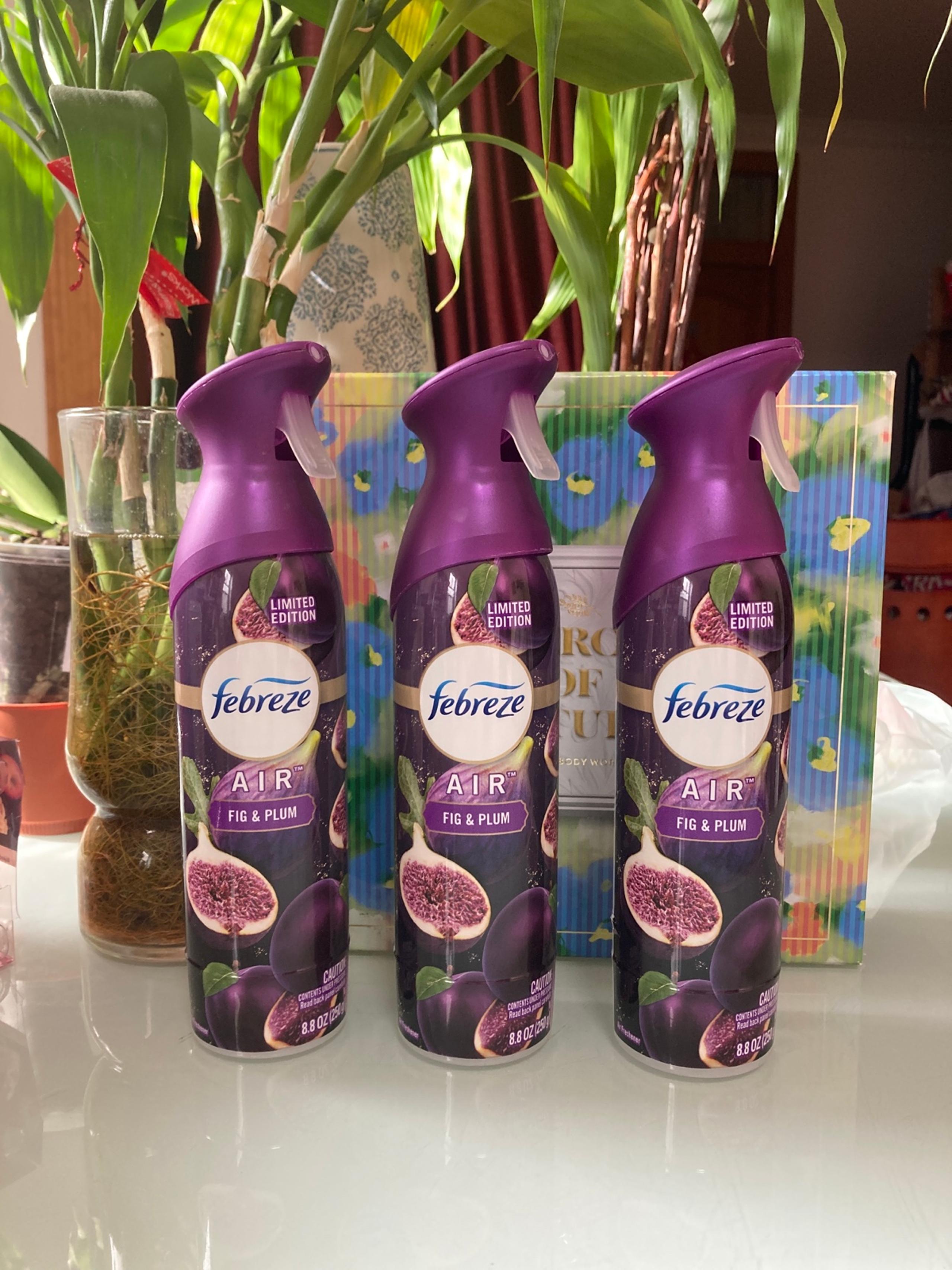 (3) Febreze Fig & Plum Air Freshener Spray