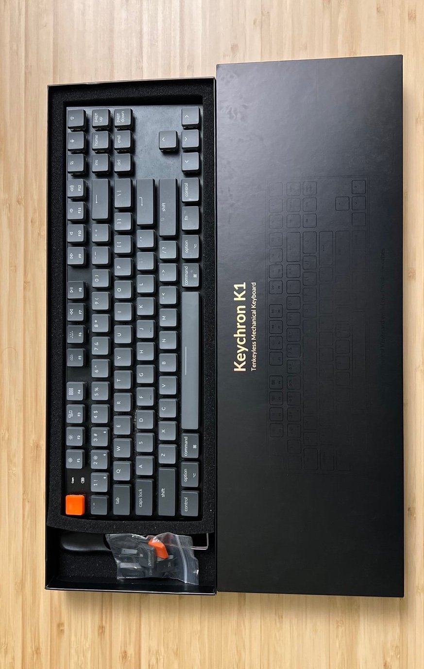 Keychron K1 mechanical keyboard