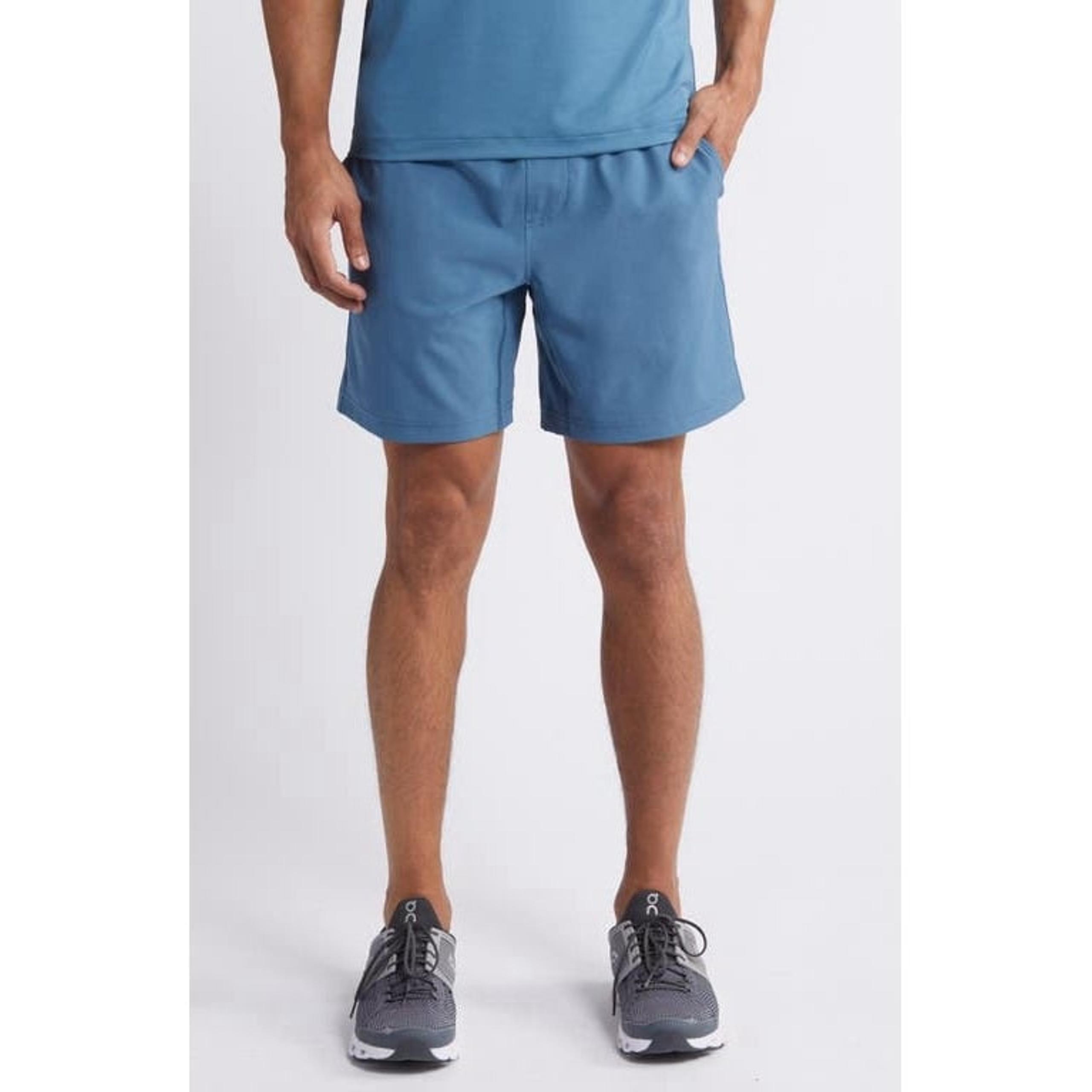 Rhone Mako Shorts 141364 Men's Size XXL Teal 9" Drawstring Athletic Gym