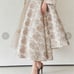 Label Etude Paisley Tulle Set Long Skirt