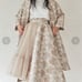 Label Etude Paisley Tulle Set Long Skirt