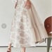 Label Etude Paisley Tulle Set Long Skirt