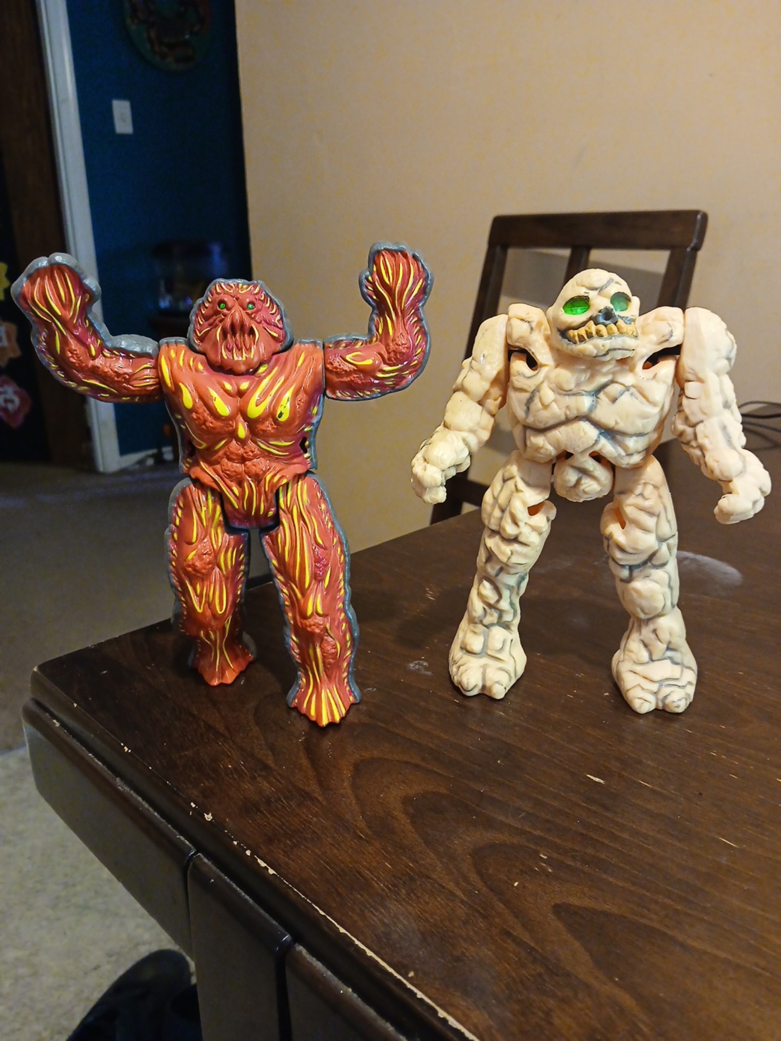 VINTAGE INHUMANOIDS 1986 HASBRO GRANOK ROCK LEADER LORD LAVA 8 ACTION FIGURE