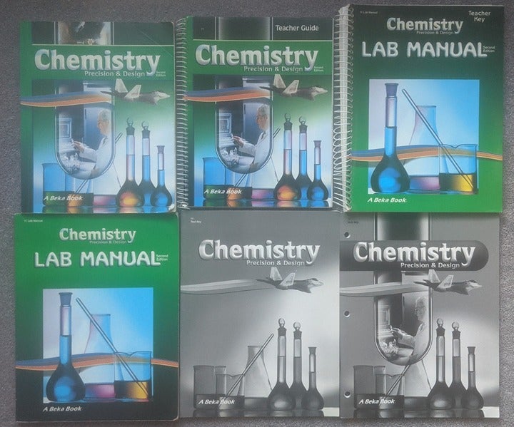A Beka Chemistry Precision & Design 2nd Edition Teacher Guide Lab Manual And Key