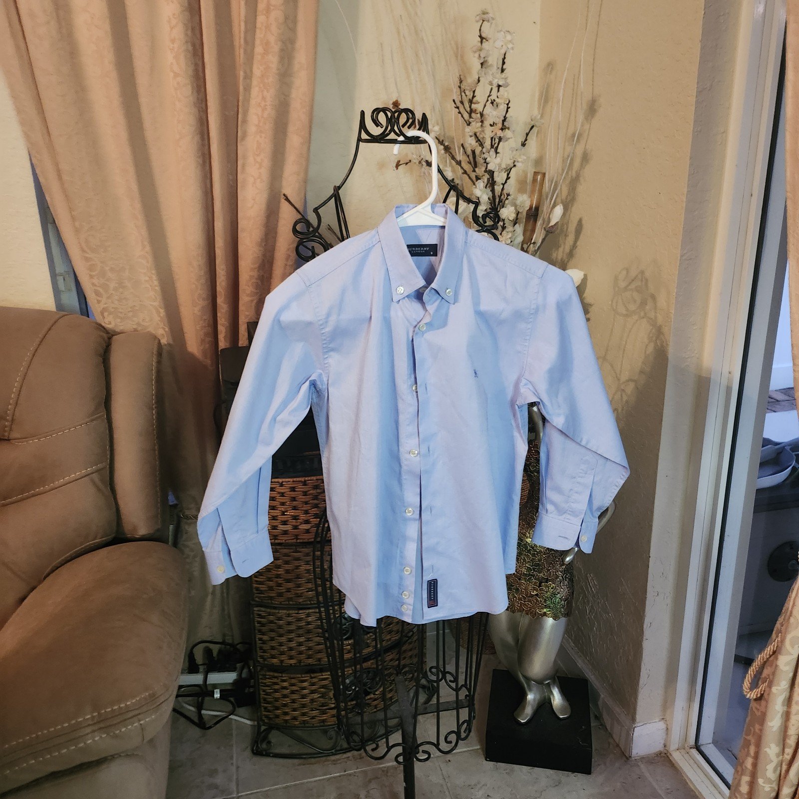 Burberry boys button-down shirt size 8