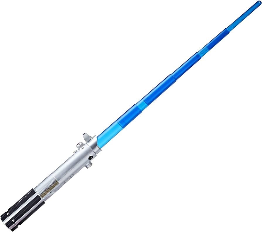 Star Wars Luke Skywalker Force Action Lightsaber Electronic 2006 Blue Blade