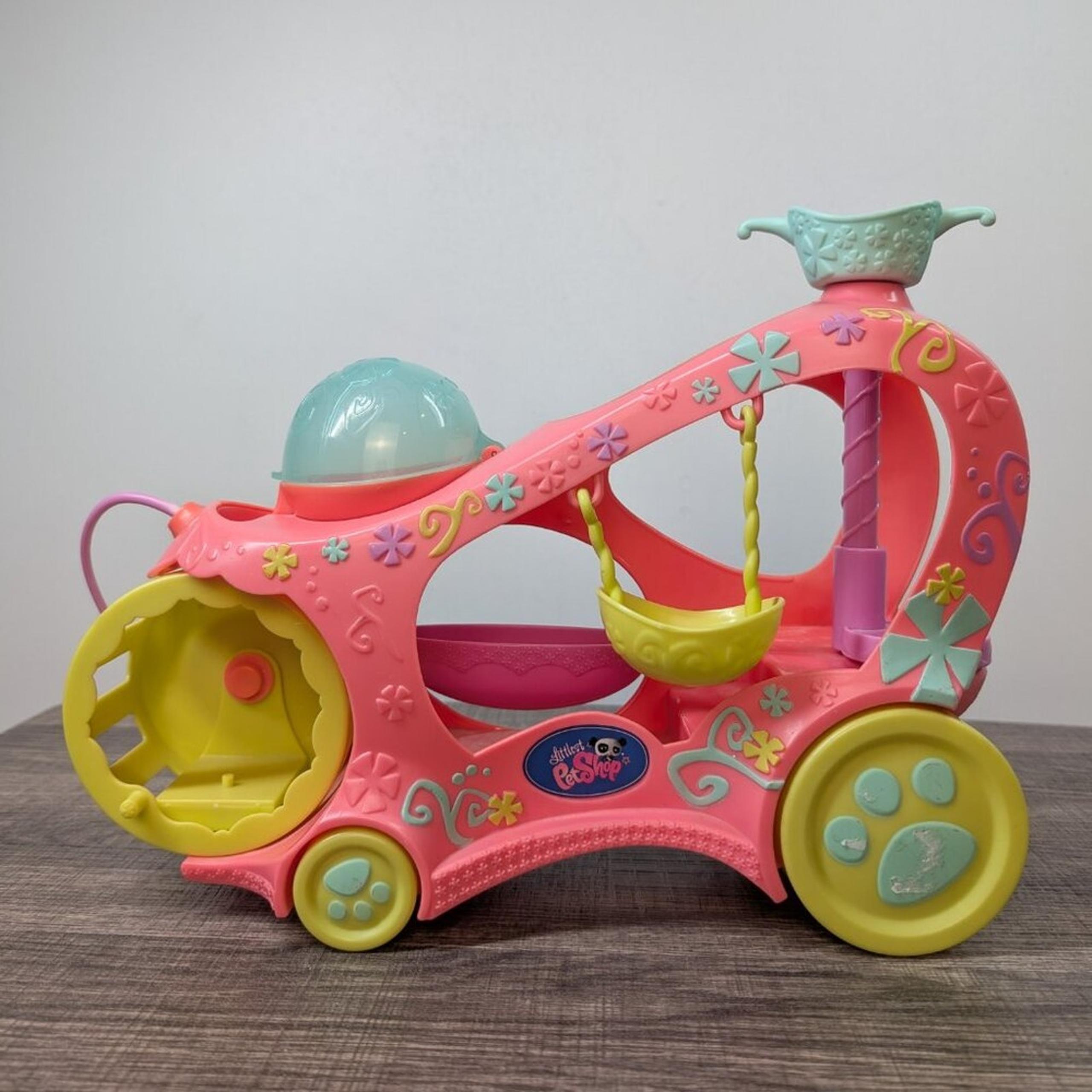 Vintage LPS Littlest Pet Shop Paw Powered Cruiser Car Collectible Y2K