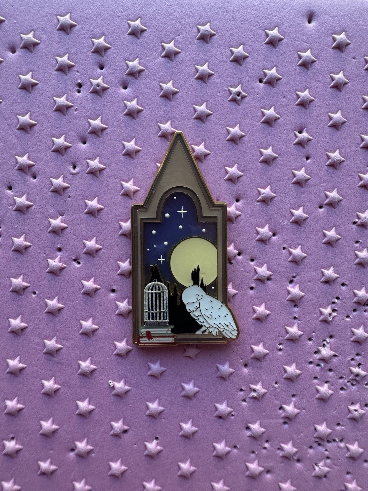 Loungefly Harry Potter Character Window Portraits Mystery Pin - Hedwig Owl