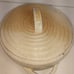 Vintage Baking Dish Stoneware Casserole & Lid 9 X8 X3-4 Beige&Brown Handmade