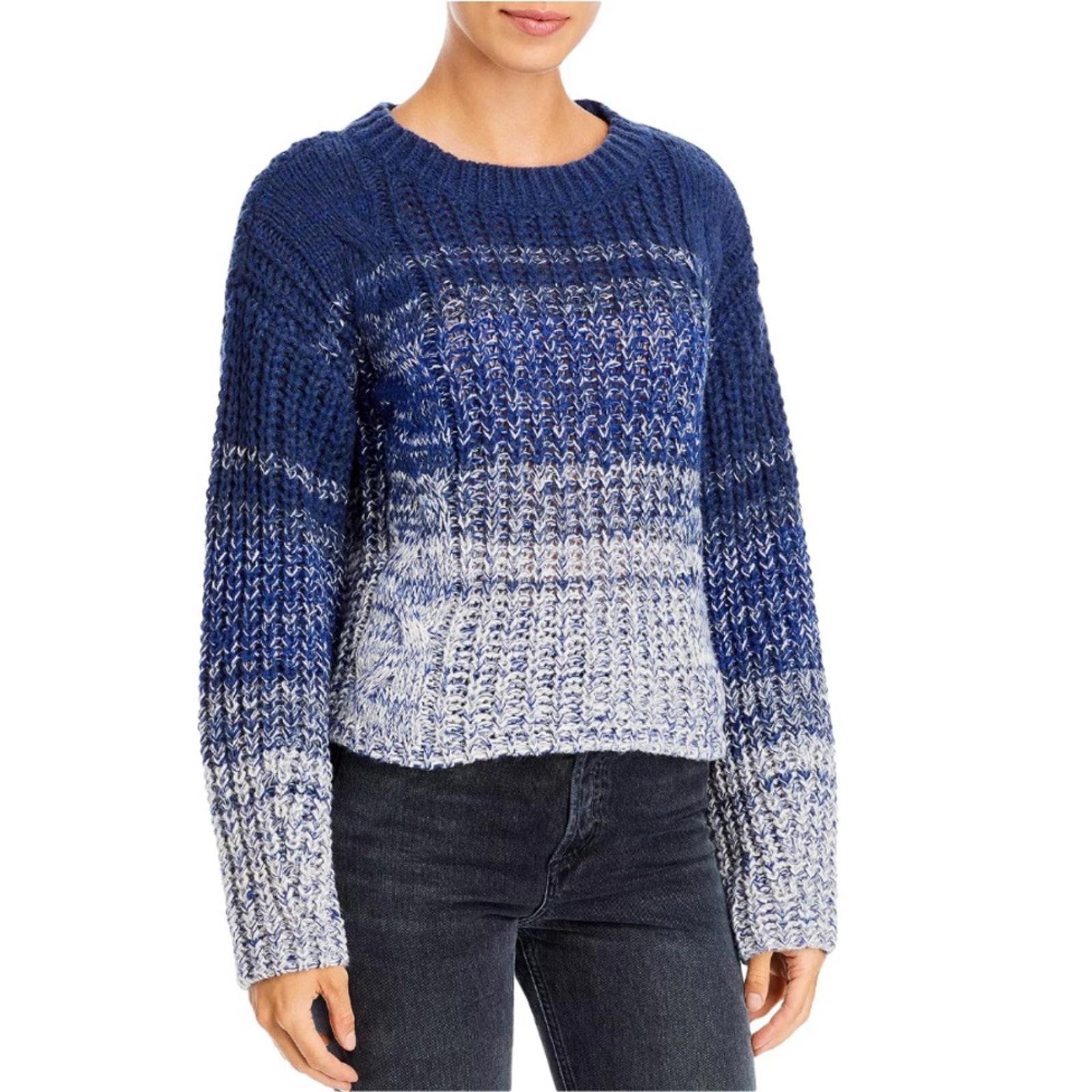 525 Ombré Sweater in Dark Blue Multi Size M New w/Tag Retail 138