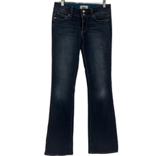 Paige Women's Hidden Hills Flare Blue Jeans Size 28 Long