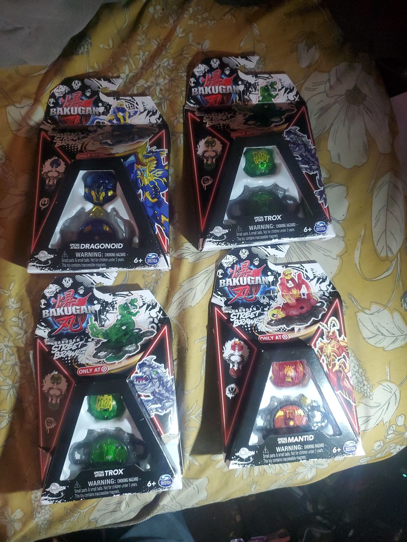 Bakugan Street Brawl⅕ Special Attack Dragonoid Exclusive LOT OF FOUR