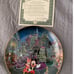 Disney land 40th year anniversary collectible plates
