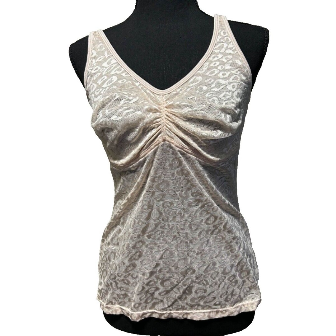 New Women's Ruby Ribbon Stretchy Allure Cami In Light Pink Size 40 Style #0820