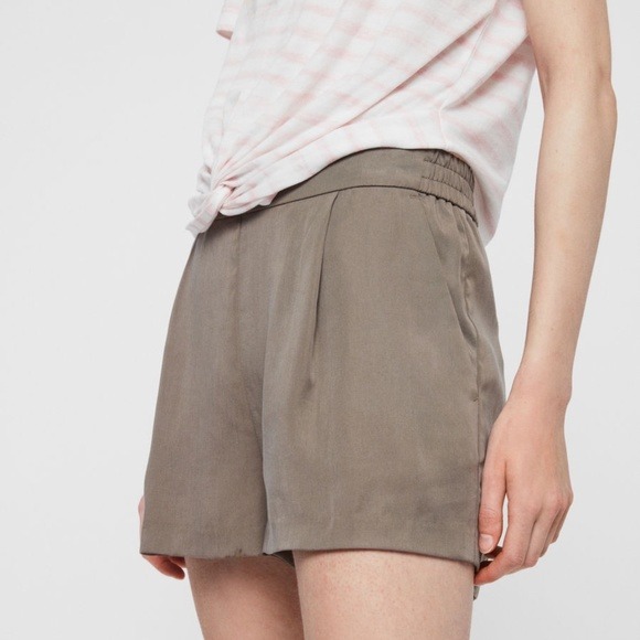 All Saints Alva Shorts Pistachio Green
