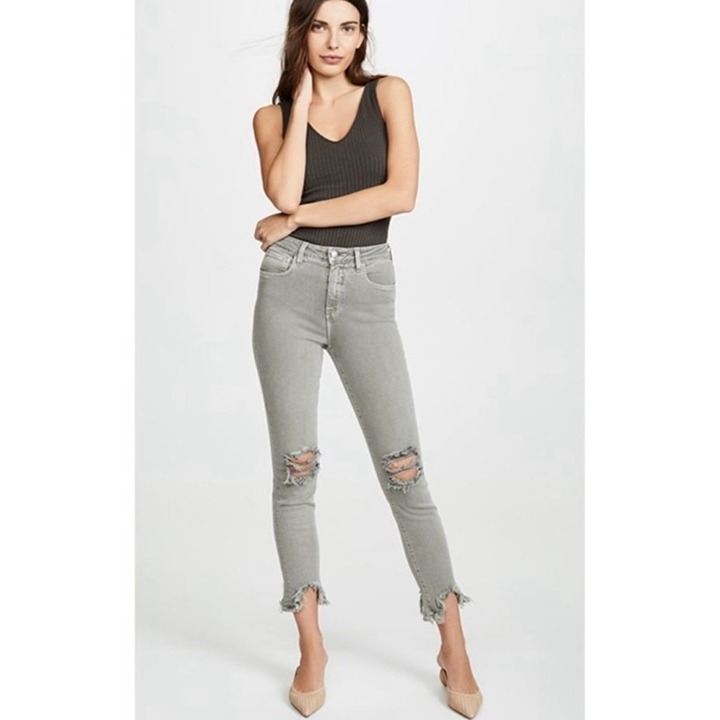 NWT L'AGENCE High Line Skinny High Rise Jean in Vineyard - Size 25
