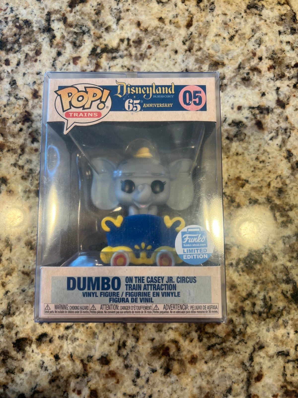 Funko Pop Disney dumbo on the Casey jr circus train attraction