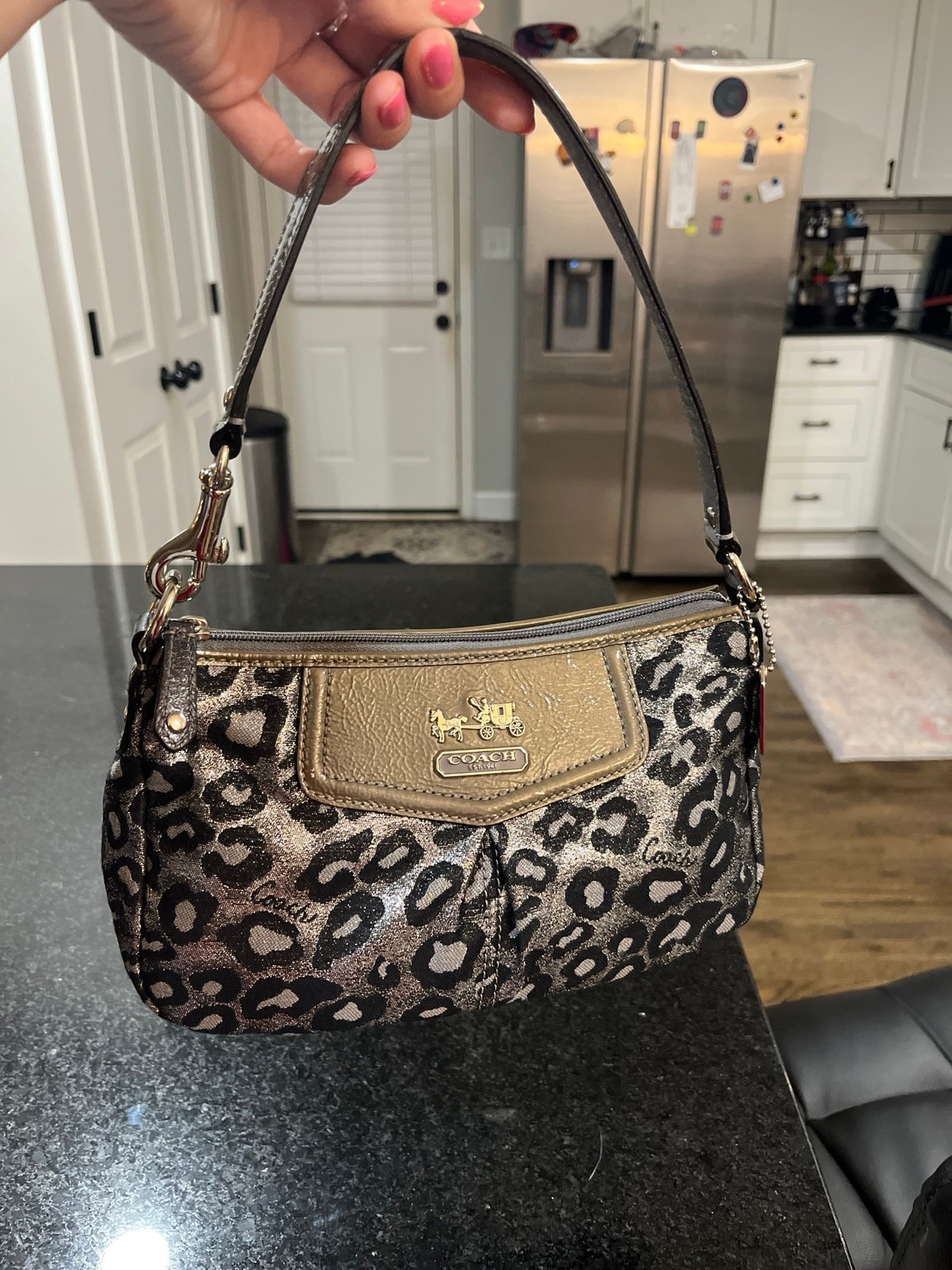 Vintage Coach Madison Ocelot bag