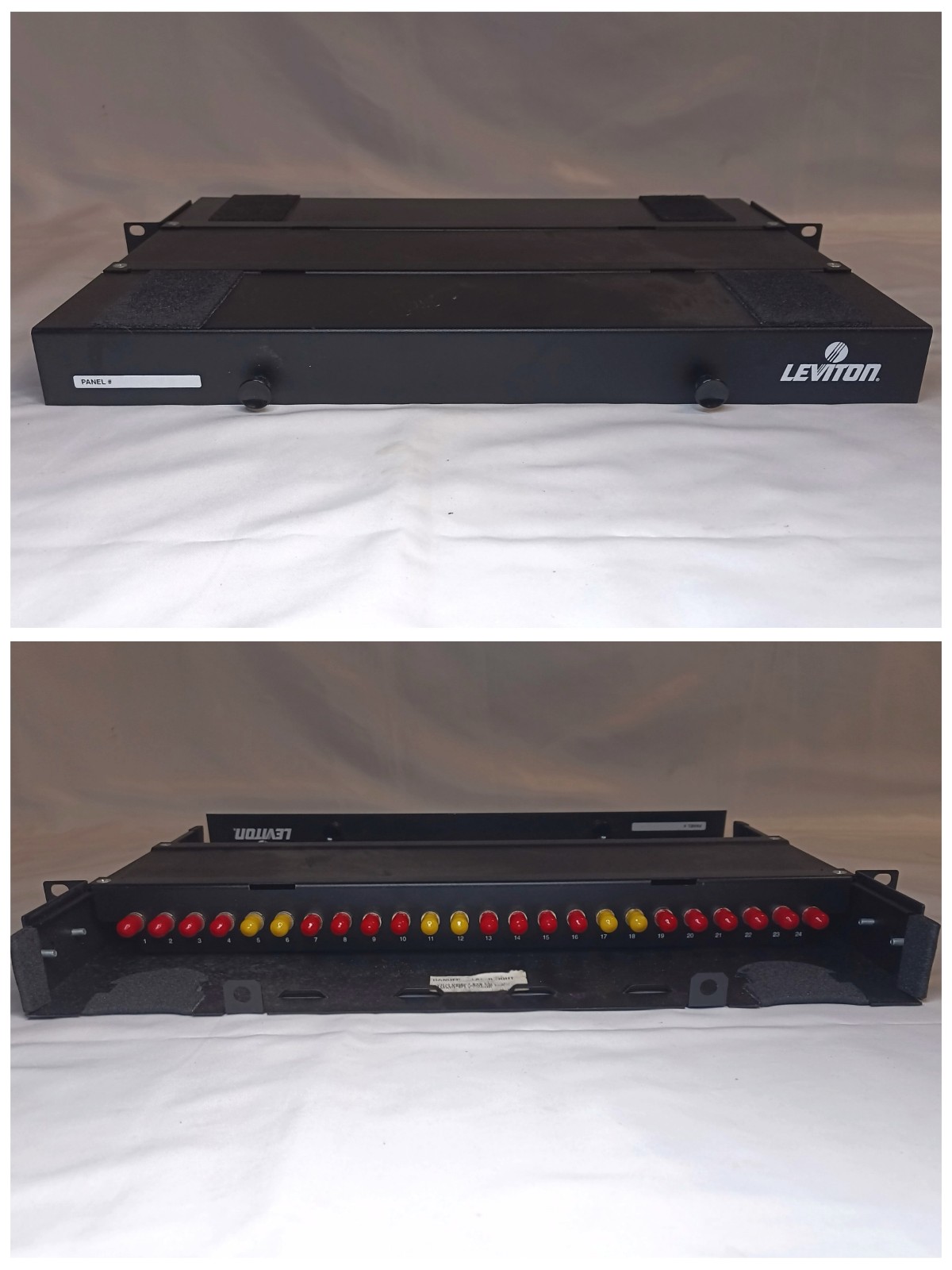 Lexicon Fiber Optic ST 24 Port Rack Mountable Patch Panel 1RU