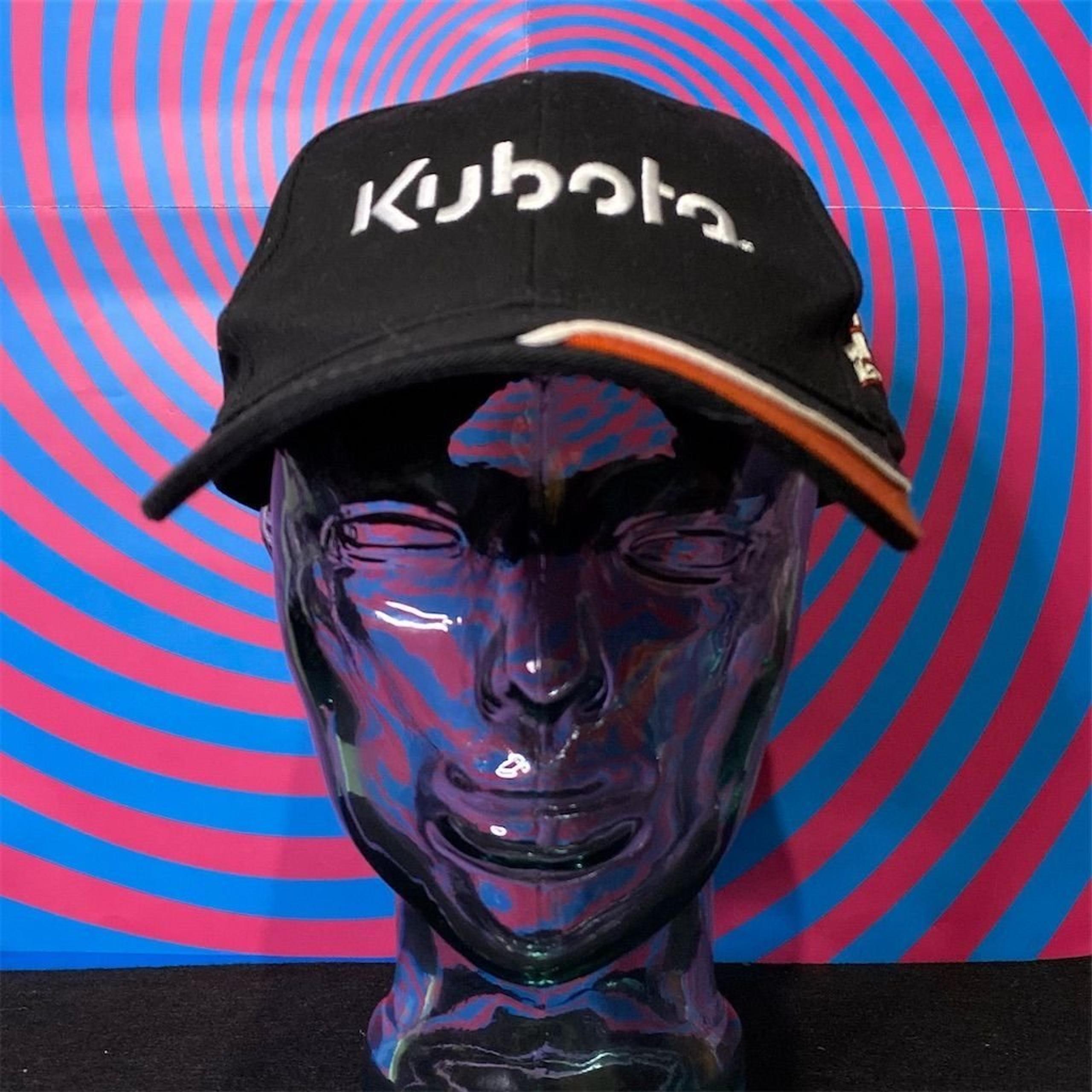 Nascar 40th Anniversary Kubota Racing Cap Black Adjustable Unisex Hat