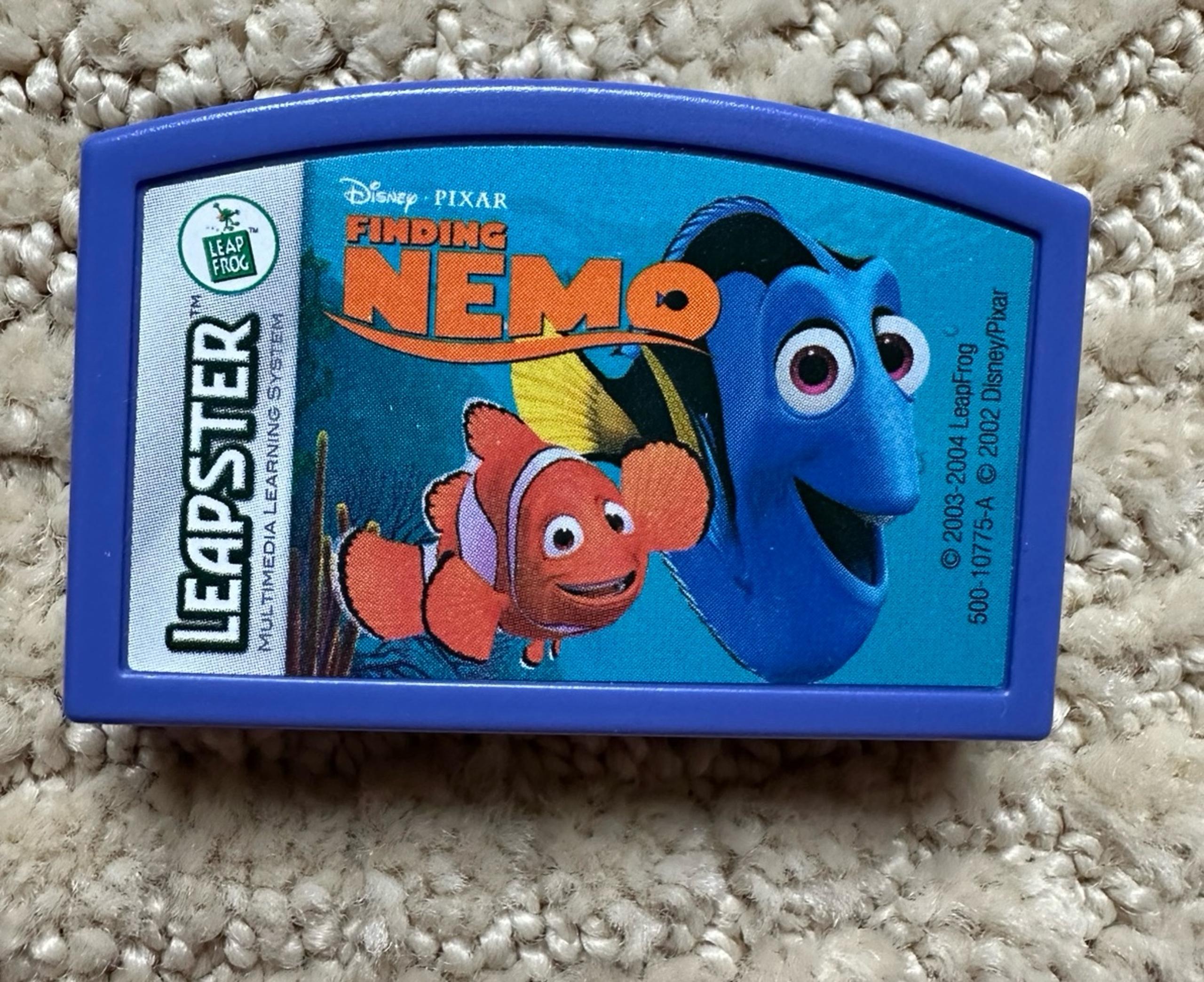 Leap Frog Leapster Disney-Pixar Finding Nemo game cartridge