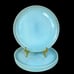 Lot 5 Fire King DELPHITE TURQUOISE Blue 9 Dinner Plates Vintage Beautiful!