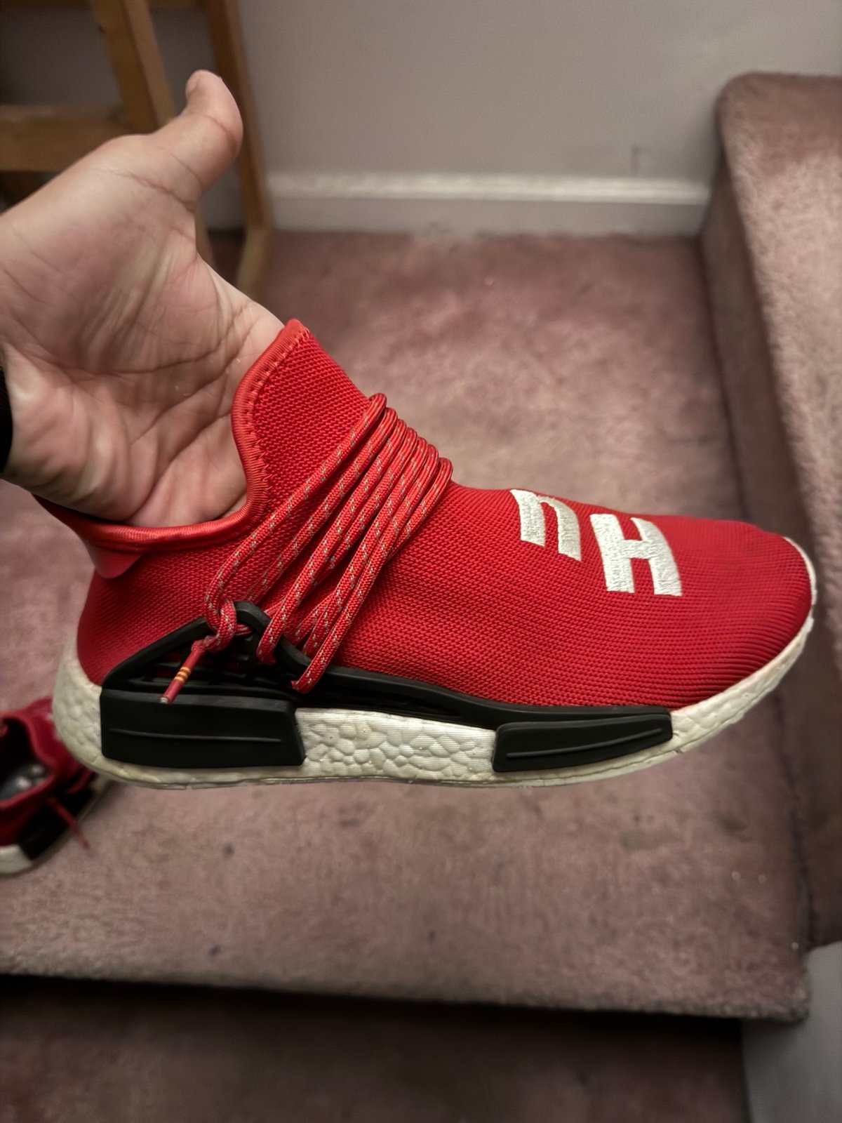 Adidas red human race nmd