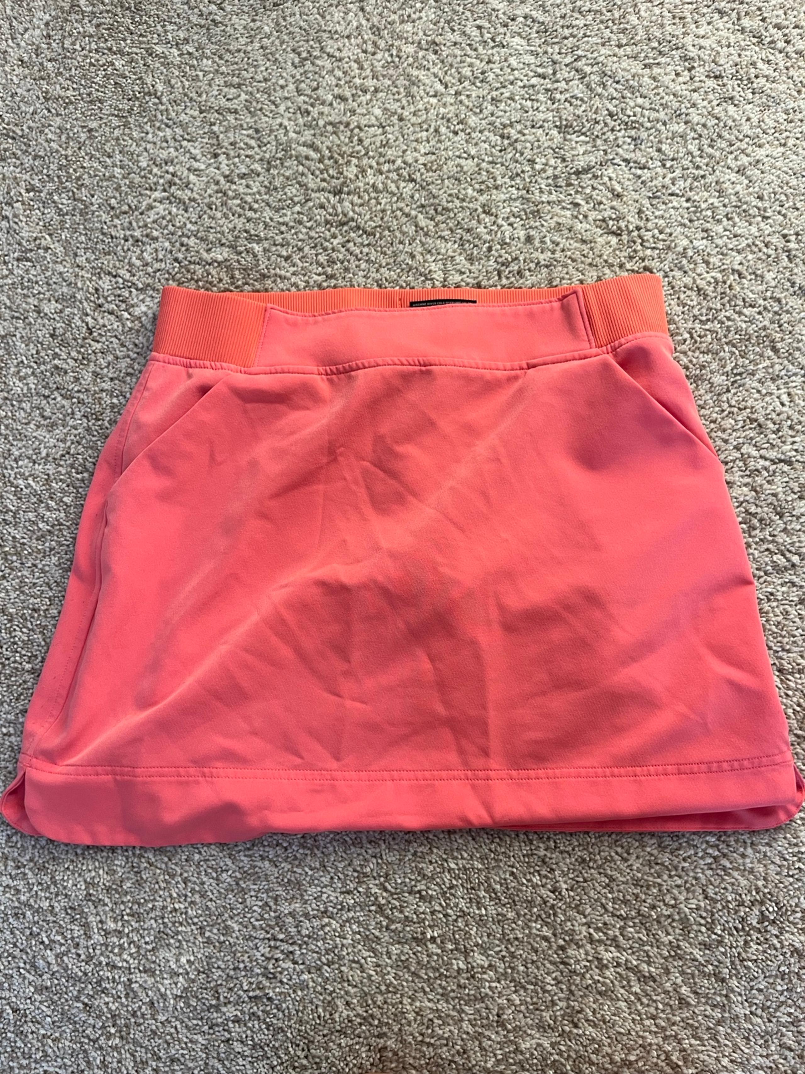 coral golf skirt