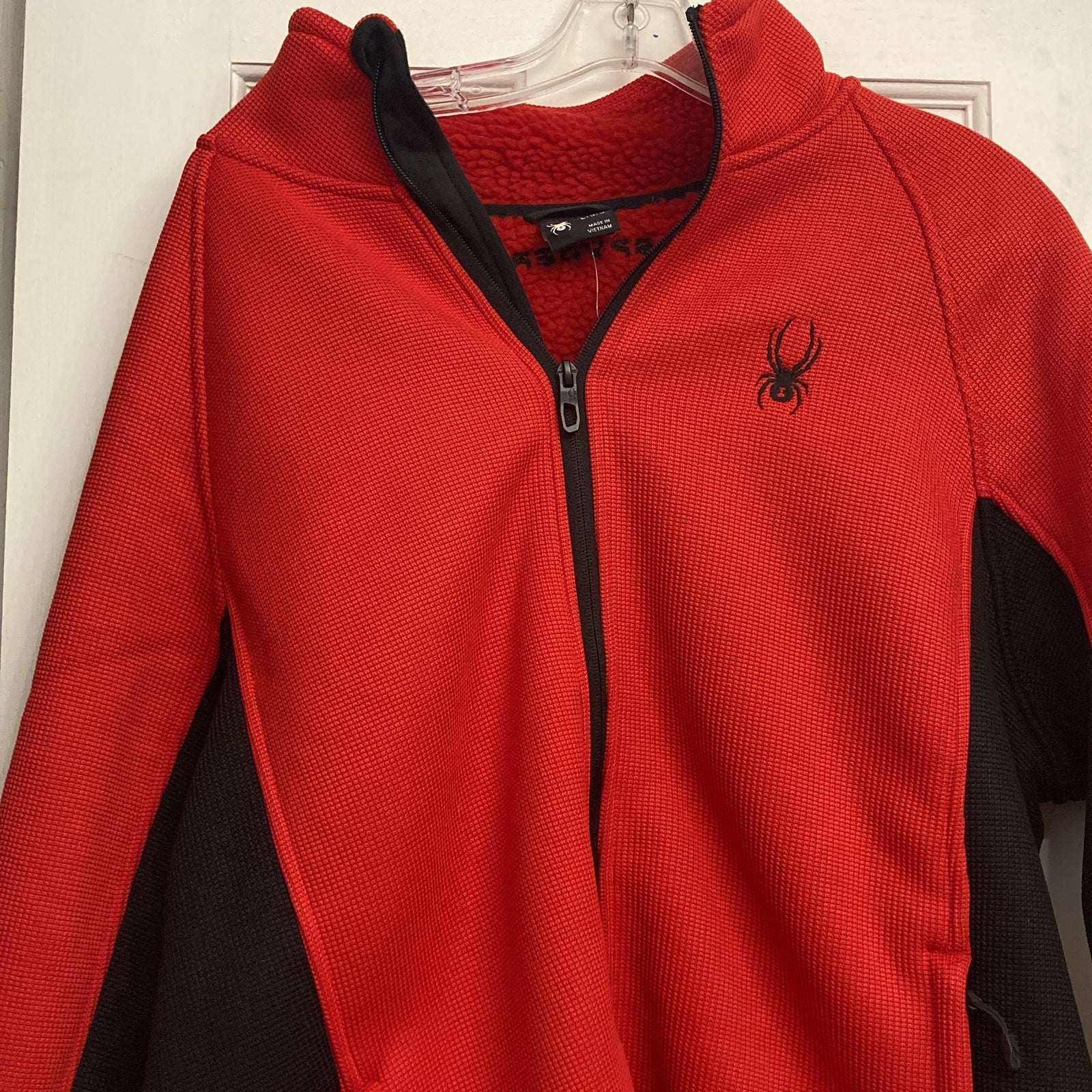 NWT Men’s large spider constent zip up jacket