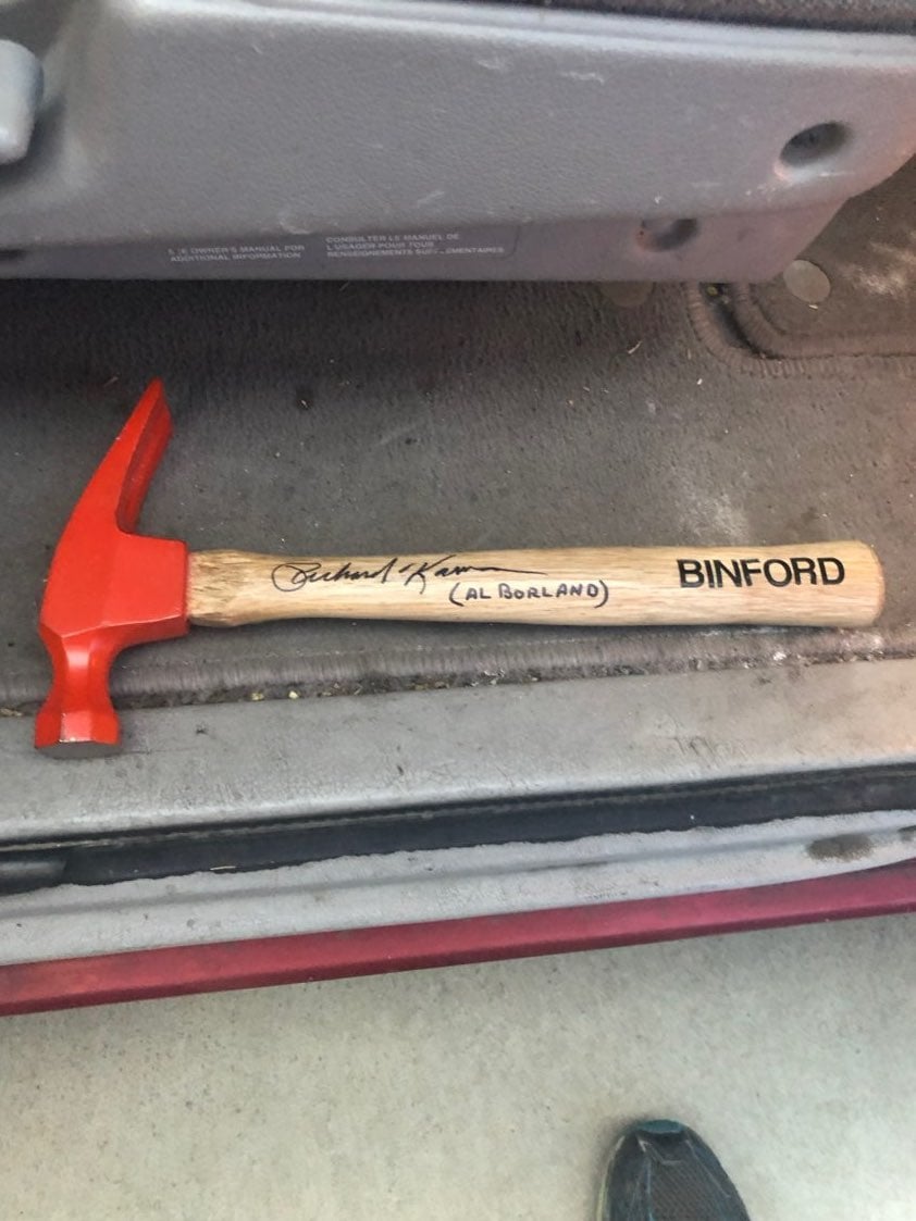 RICHARD KARN SIGNED TOOL TIME HAMMER