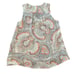 Joie Womens silk pattern tank with smocking, v-neck size extra small