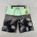 Quiksilver Surfsilk Panel 20 Board Shorts Mens Size 33 Tropical Green NEW