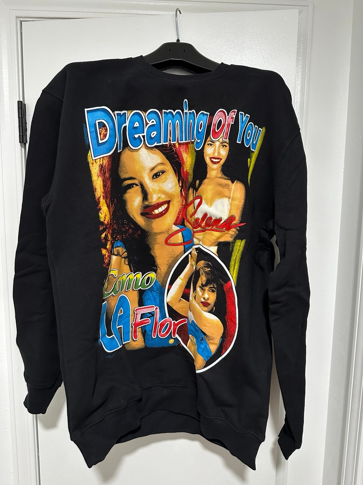 Nostalgtees Selena bootleg Crewneck