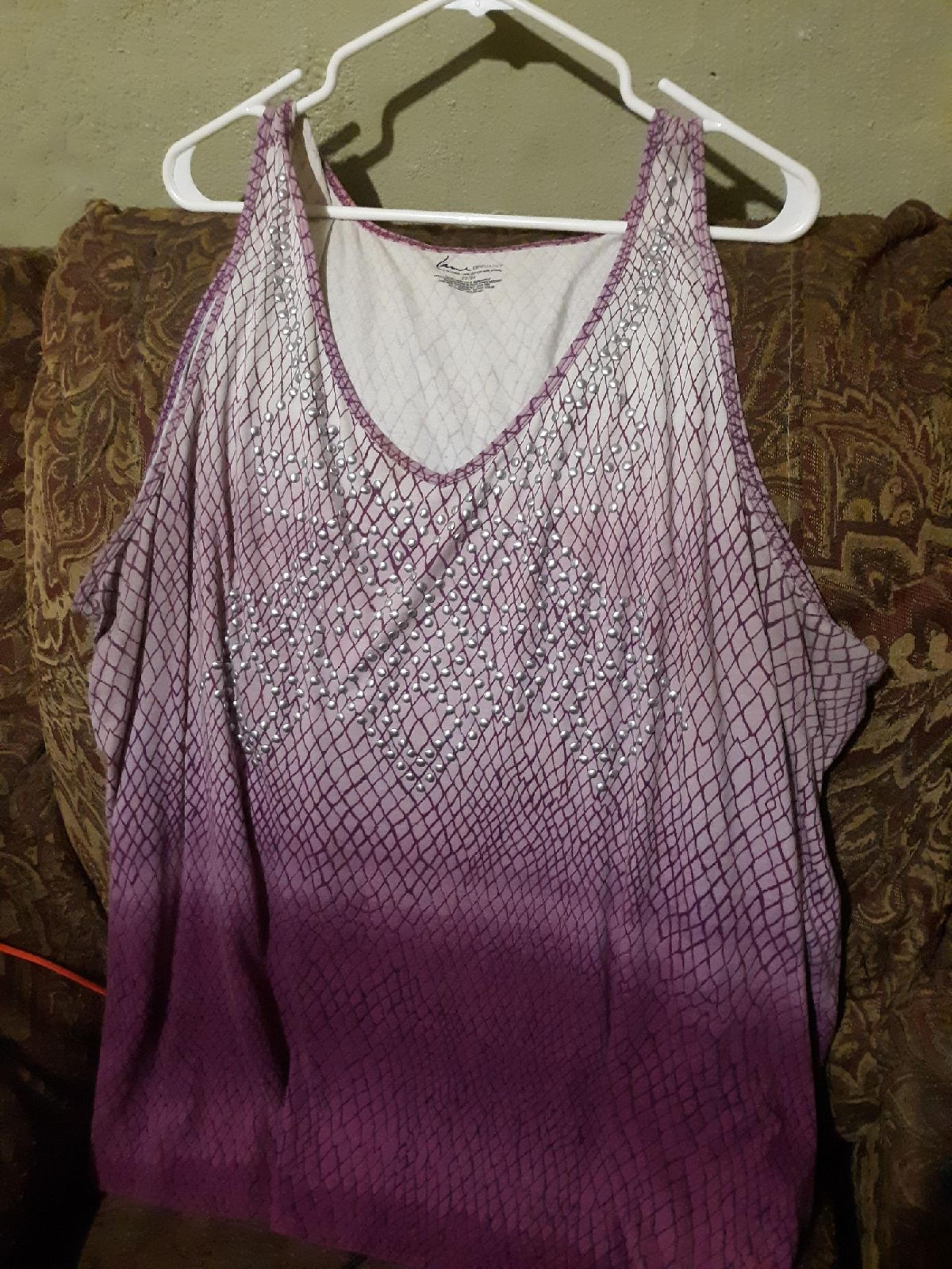Lane Bryant 22/24 Pink Ombre Tank Top