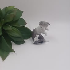 Vintage Porcelain Lladro Cat & Mouse at Play Figurine IOB