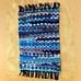 Rag Rug HANDMADE BY ME Blue 2' x 3'