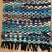 Rag Rug HANDMADE BY ME Blue 2' x 3'
