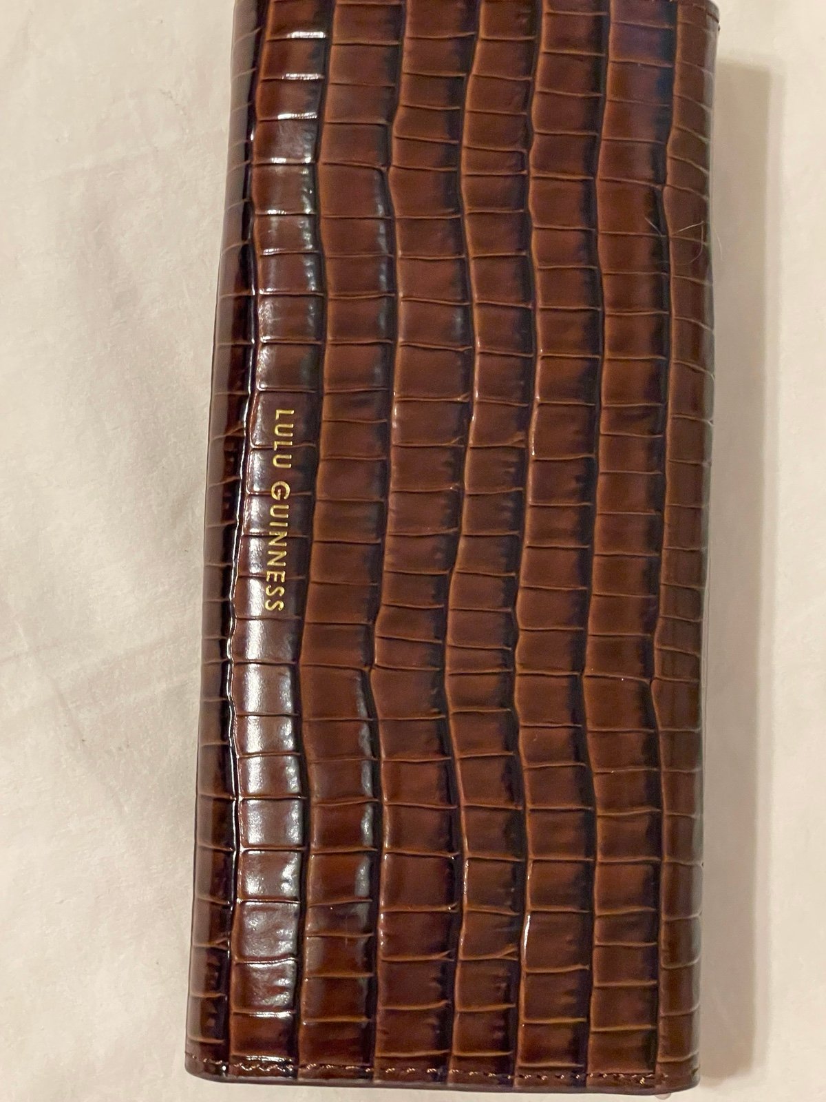 【LULU GUINNESS】PENNY WALLET コンパクトウォレット Authentic Lulu Guinness London Print Coin Purse zip closure