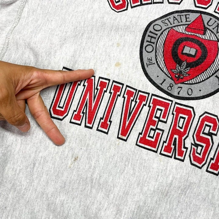 Vintage Champion Reverse Weave Ohio State Sweatshirt 1990s